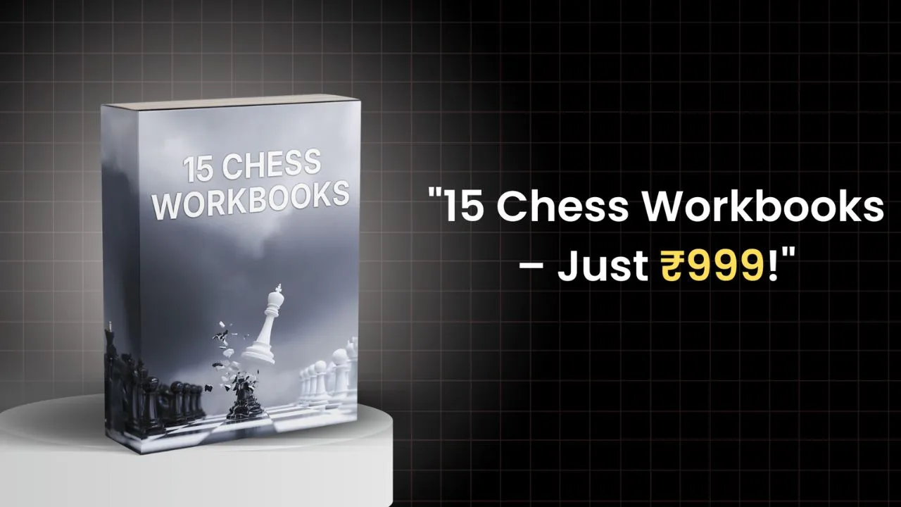 15 Chess Tactics Workbooks for Beginner & Intermediate Level